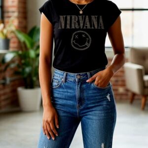 T- SHIRT STRASS - NIRVANA