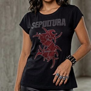 T-SHIRT STRASS- SEPULTURA