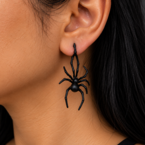 Brinco de Aranha Gótico 🕷️🖤